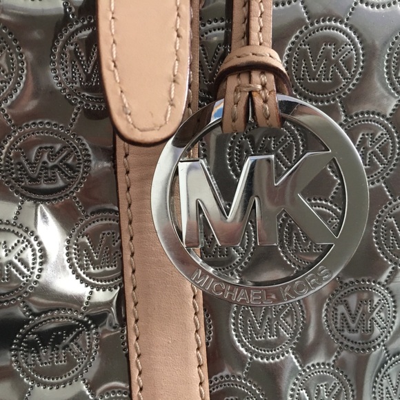Michael kors tote bags silver and sand - Picture 10 of 12